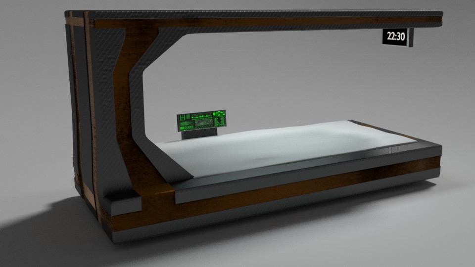 Sci-fi Bed preview image 1